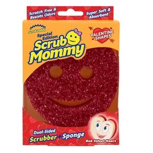 Scrub Mommy Red Heart Scrubber Sponge Valentines Day